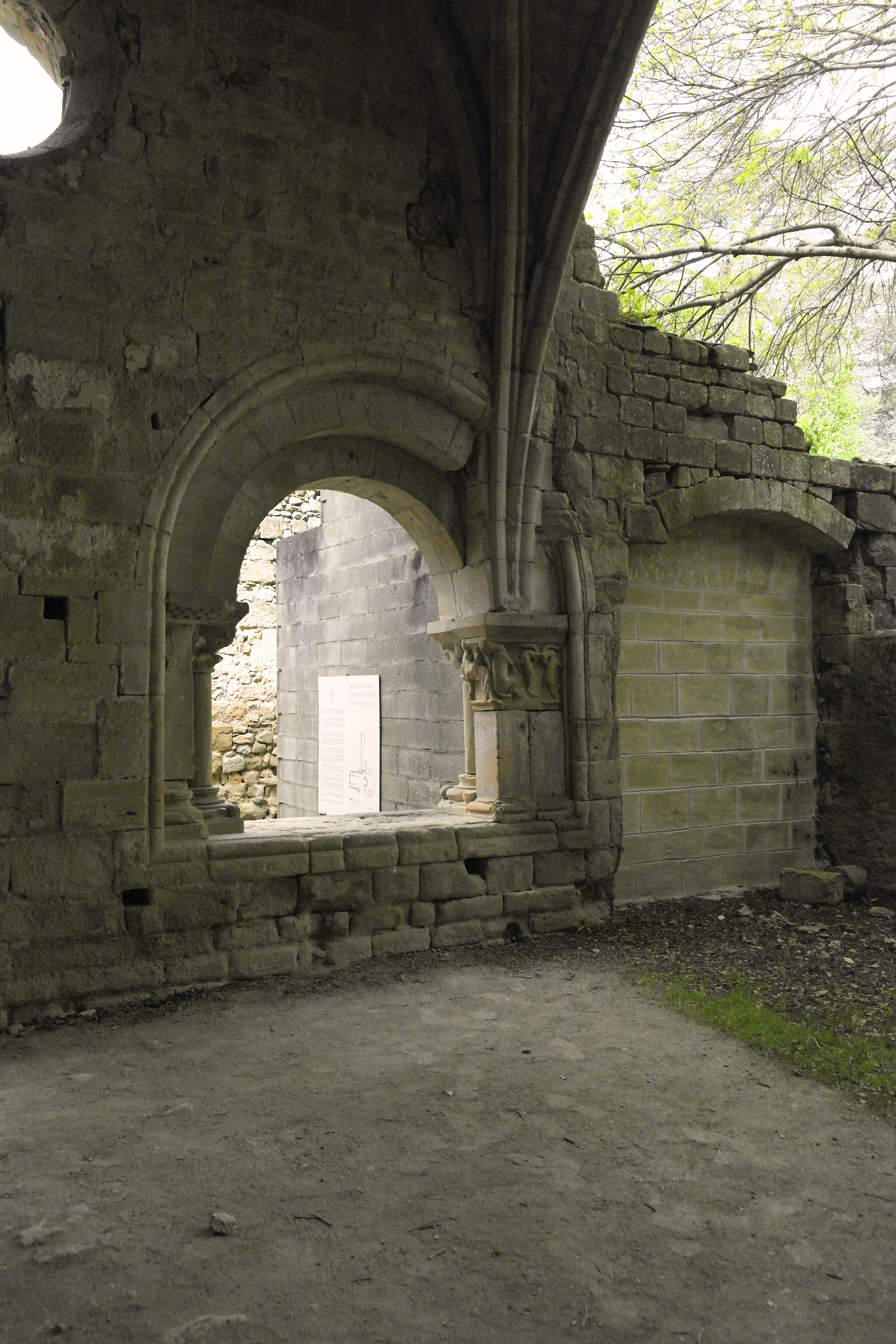 salle capitulaire de l'abbaye d'Alet-les-Bains